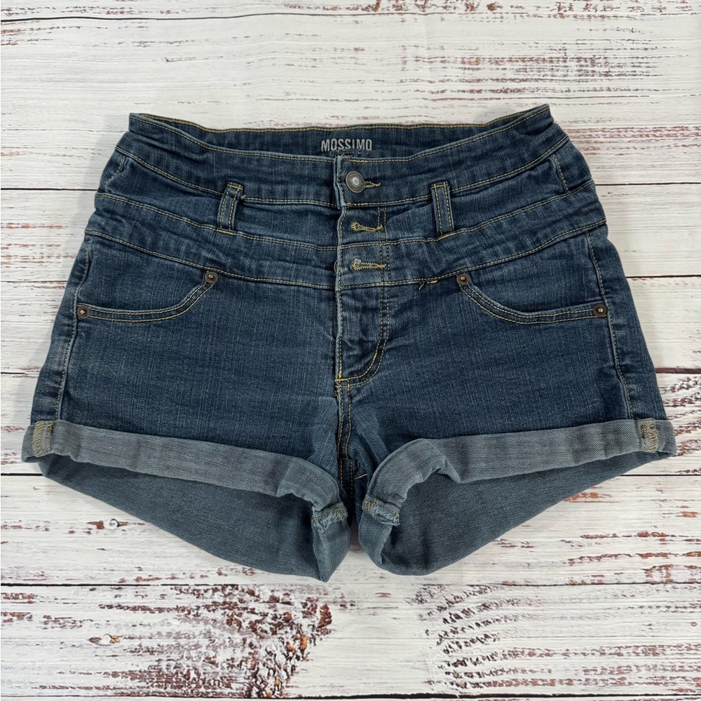Mossimo Supply Co. Denim Blue Jean Shorts Size 6 / 28